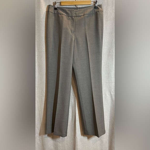 NINE WEST heather grey 2-piece suit blazer jacket pants trousers. Size 8. - Picture 4 of 11